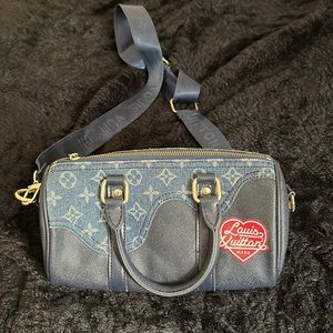 Denim Louis Vuitton Handbag